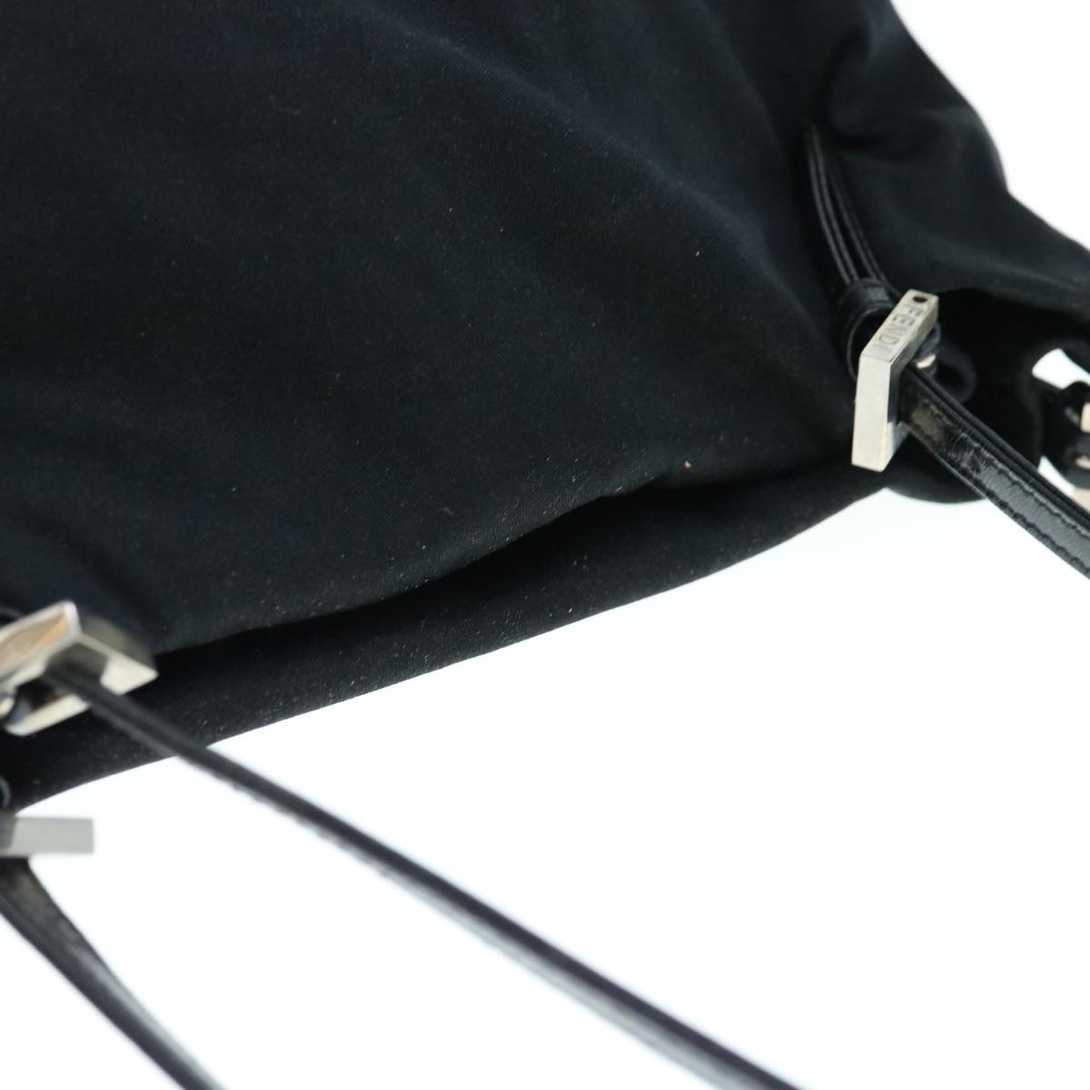 FENDI Shoulder Bag Nylon Black bs11530