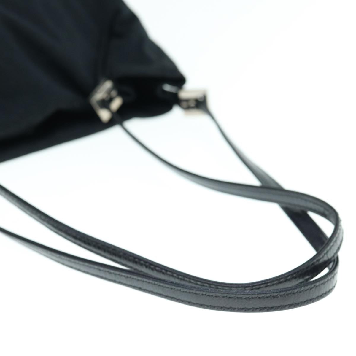 FENDI Shoulder Bag Nylon Black bs11530