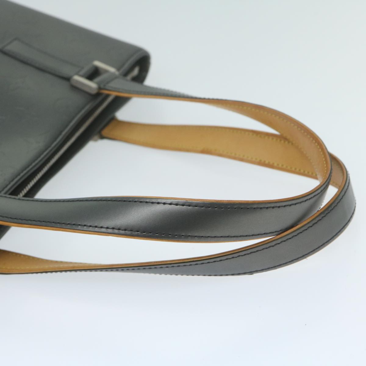 LOUIS VUITTON Monogram Mat Stockton Hand Bag Black M55115 LV bs11531