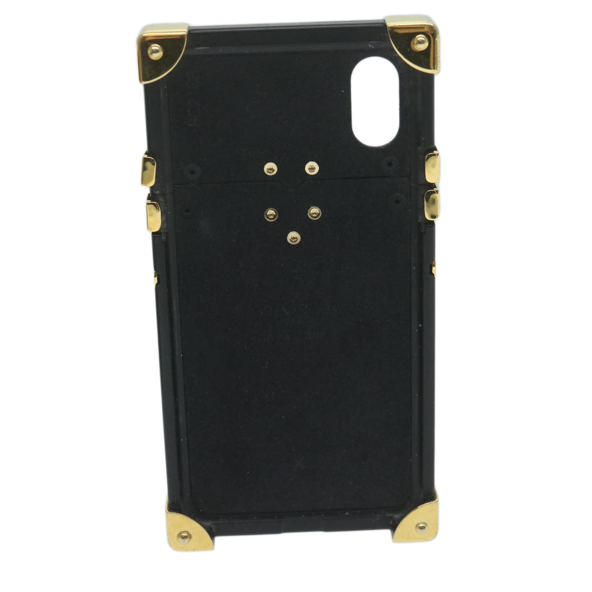 LOUIS VUITTON Monogram Reverse Eye Trunk iPhone X Case M62619 LV bs11533