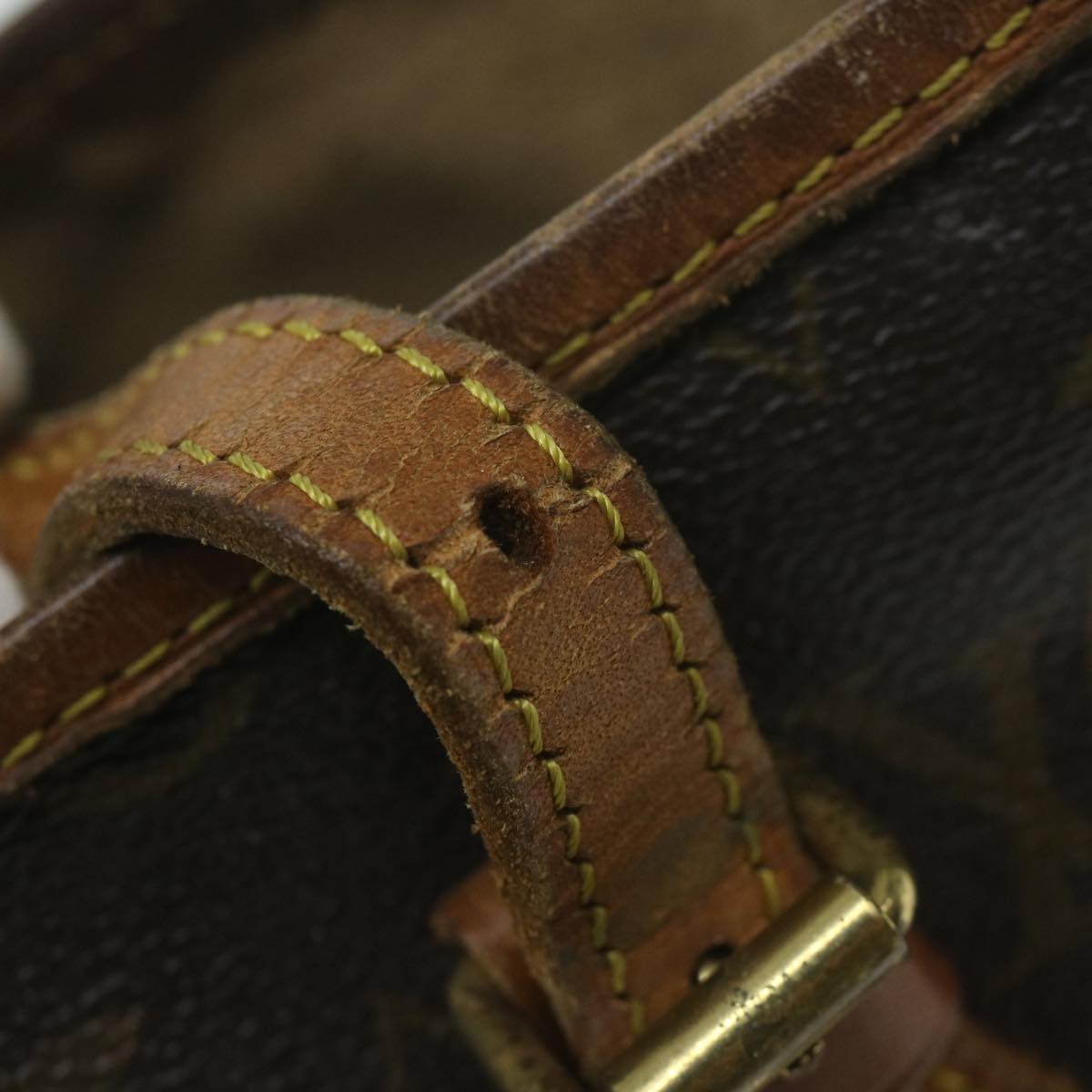 LOUIS VUITTON Monogram Bucket PM Shoulder Bag M42238 LV bs11534