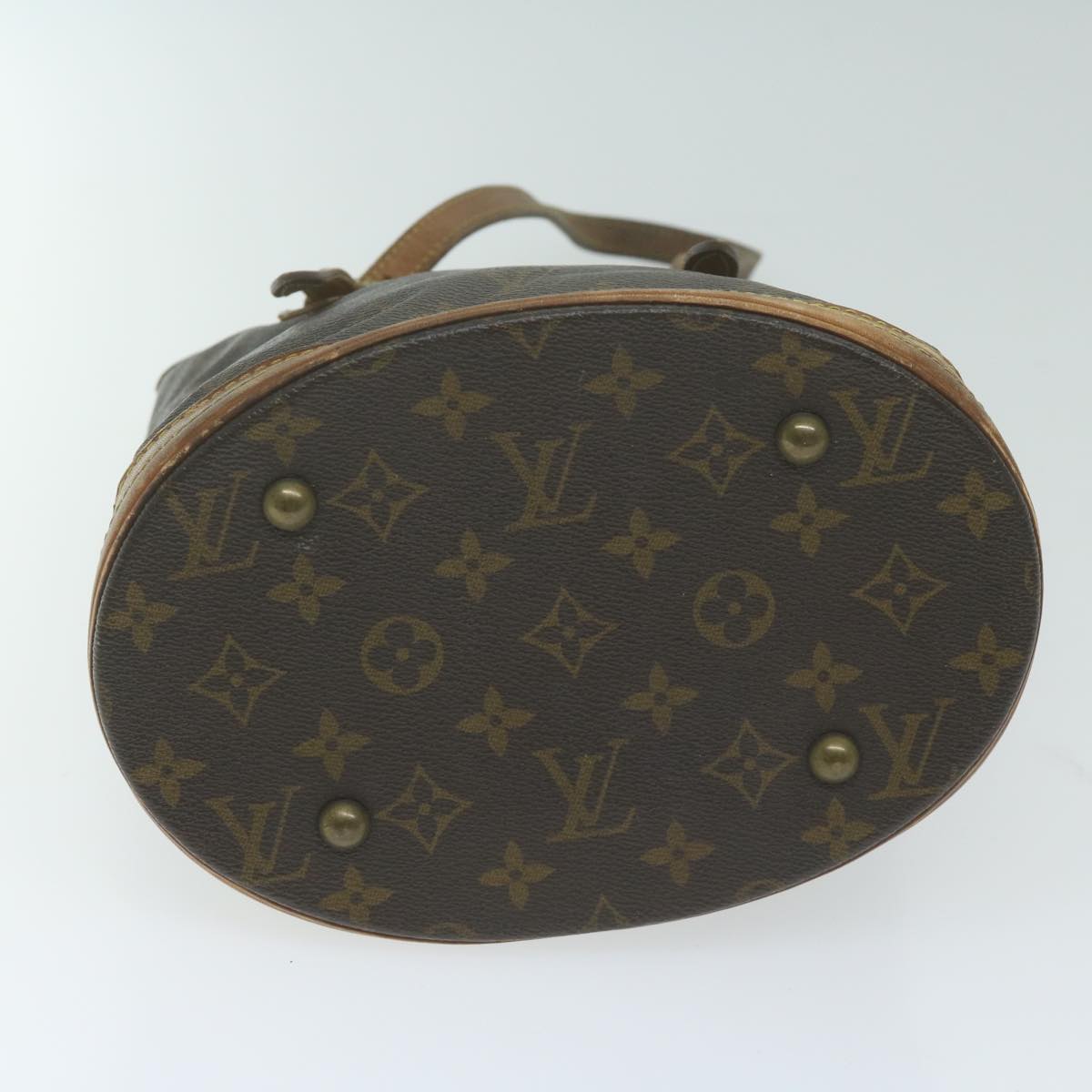LOUIS VUITTON Monogram Bucket PM Shoulder Bag M42238 LV bs11534