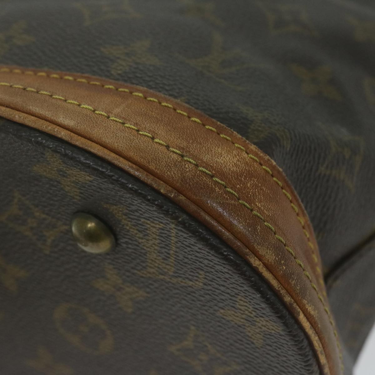 LOUIS VUITTON Monogram Bucket PM Shoulder Bag M42238 LV bs11534