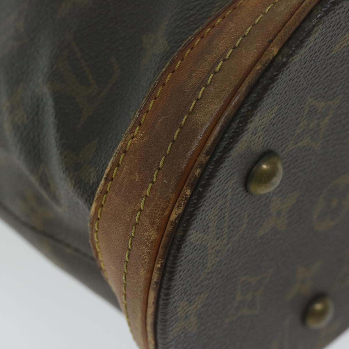 LOUIS VUITTON Monogram Bucket PM Shoulder Bag M42238 LV bs11534