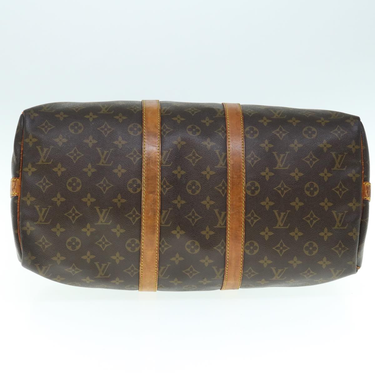 LOUIS VUITTON Monogram Keepall Bandouliere 45 Boston Bag M41418 LV bs11535