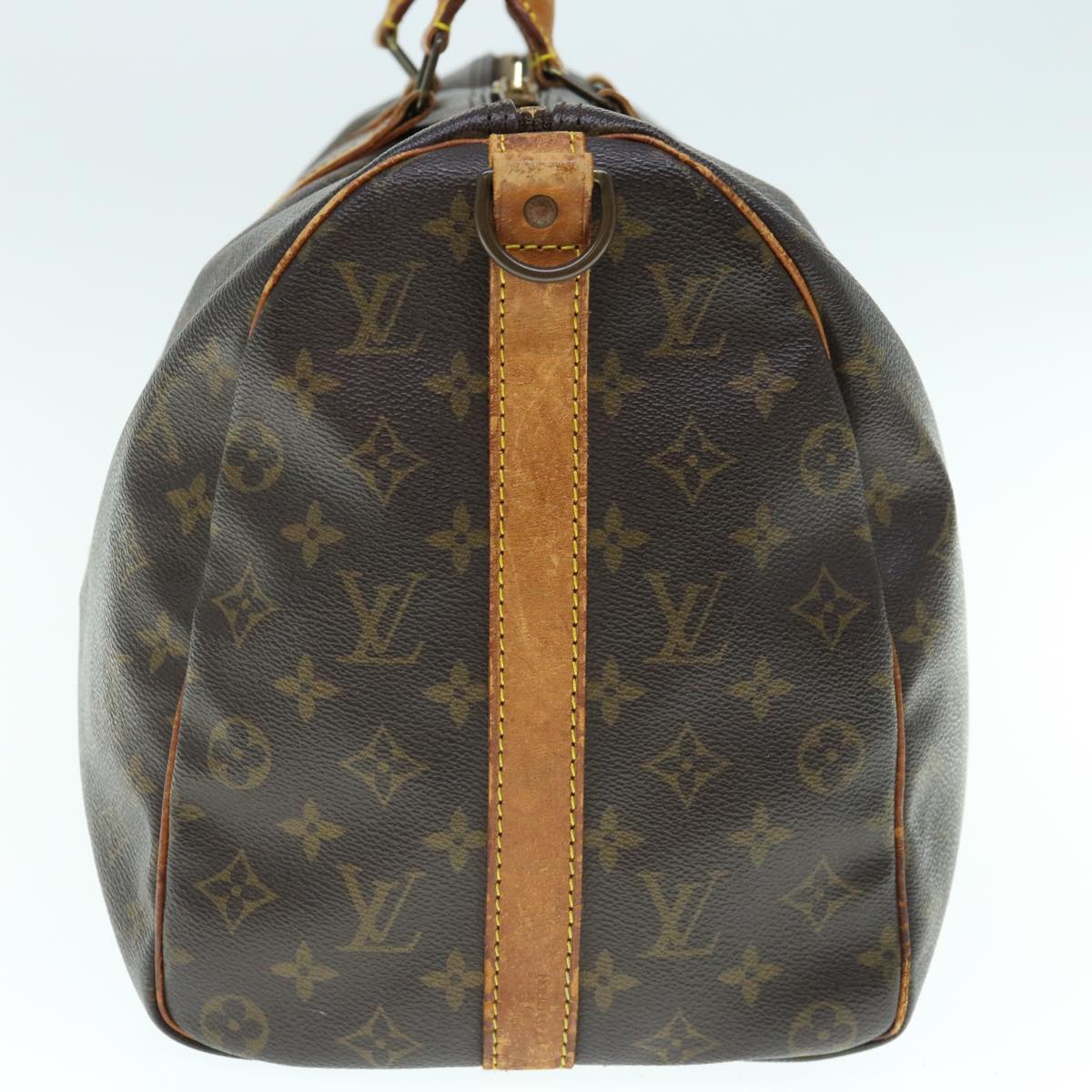 LOUIS VUITTON Monogram Keepall Bandouliere 45 Boston Bag M41418 LV bs11535