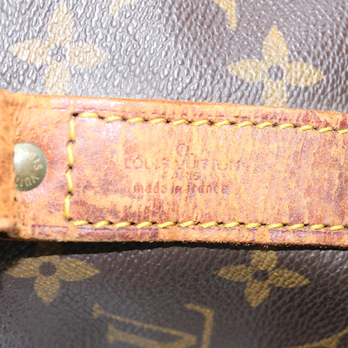 LOUIS VUITTON Monogram Keepall Bandouliere 45 Boston Bag M41418 LV bs11536