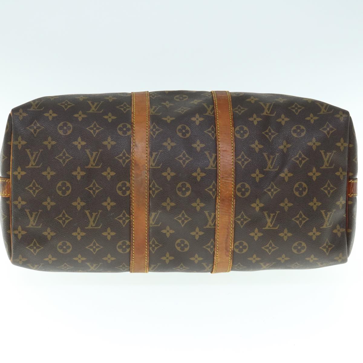 LOUIS VUITTON Monogram Keepall Bandouliere 45 Boston Bag M41418 LV bs11536