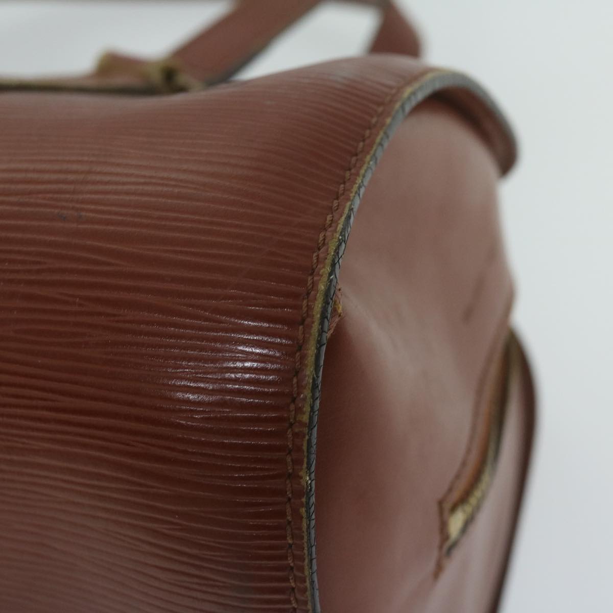 LOUIS VUITTON Epi Soufflot Hand Bag Brown M52223 LV bs11566
