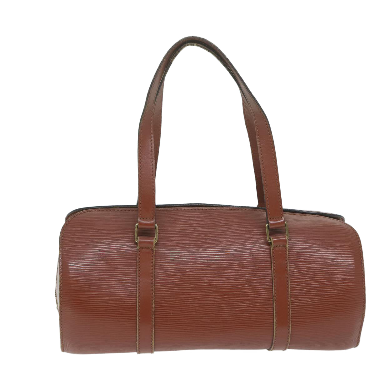 LOUIS VUITTON Epi Soufflot Hand Bag Brown M52223 LV bs11566