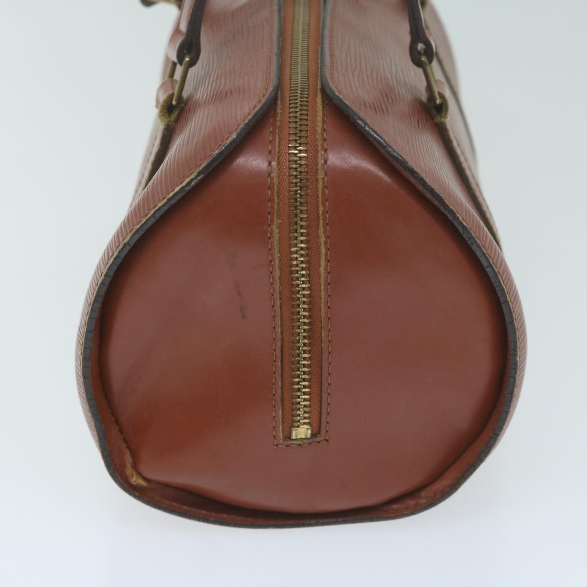 LOUIS VUITTON Epi Soufflot Hand Bag Brown M52223 LV bs11566