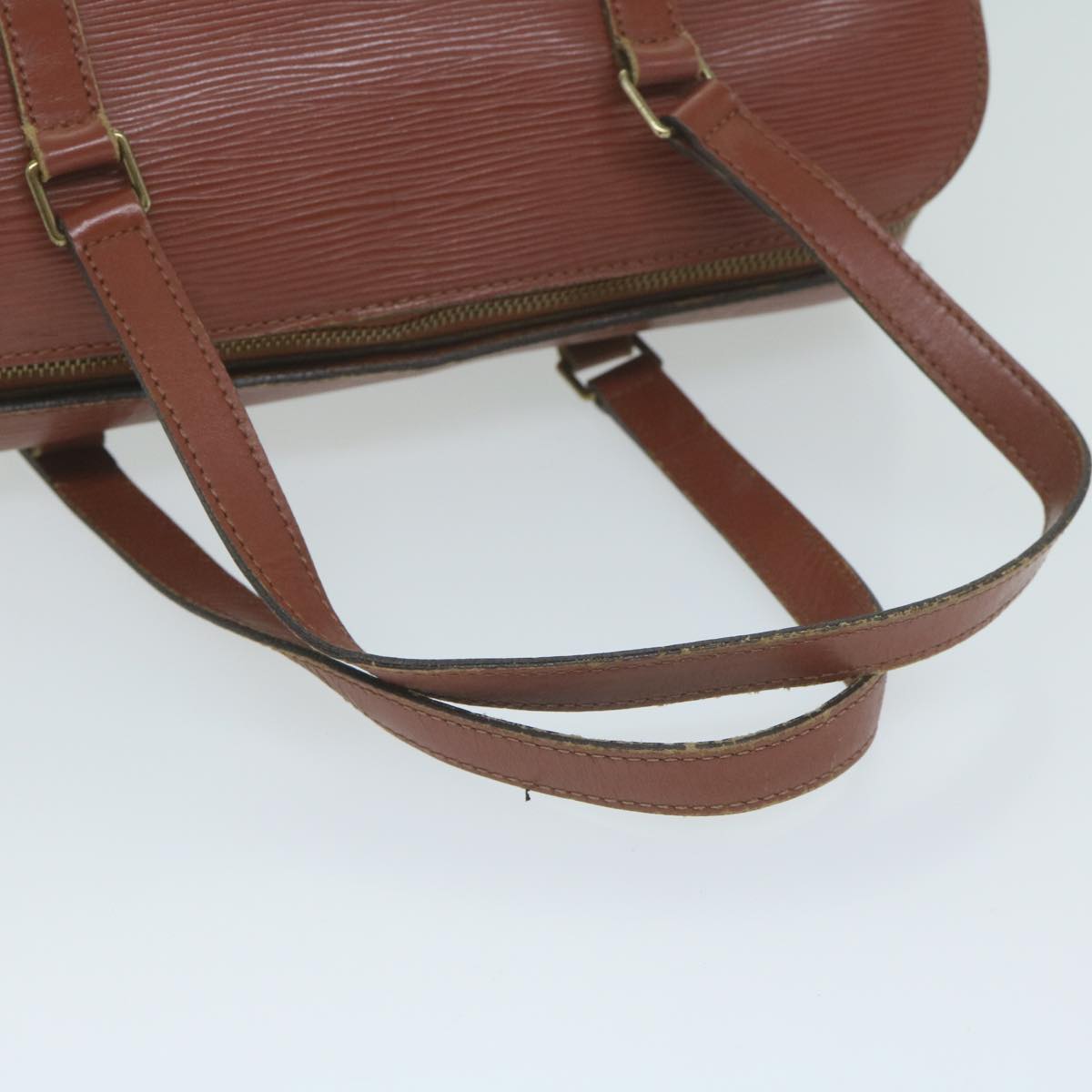 LOUIS VUITTON Epi Soufflot Hand Bag Brown M52223 LV bs11566