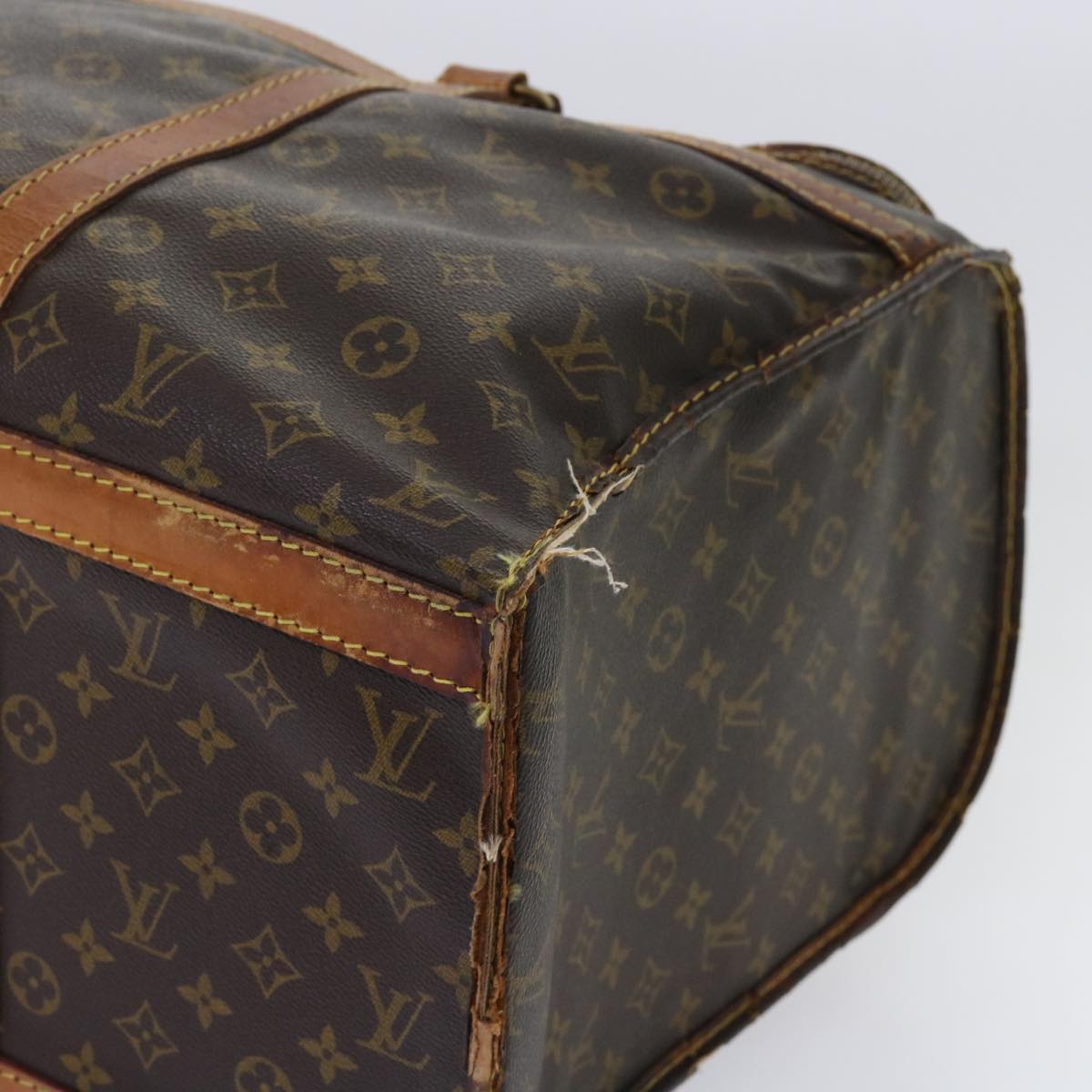 LOUIS VUITTON Monogram Sac Shan 55 Pet Carry M42020 LV bs11574