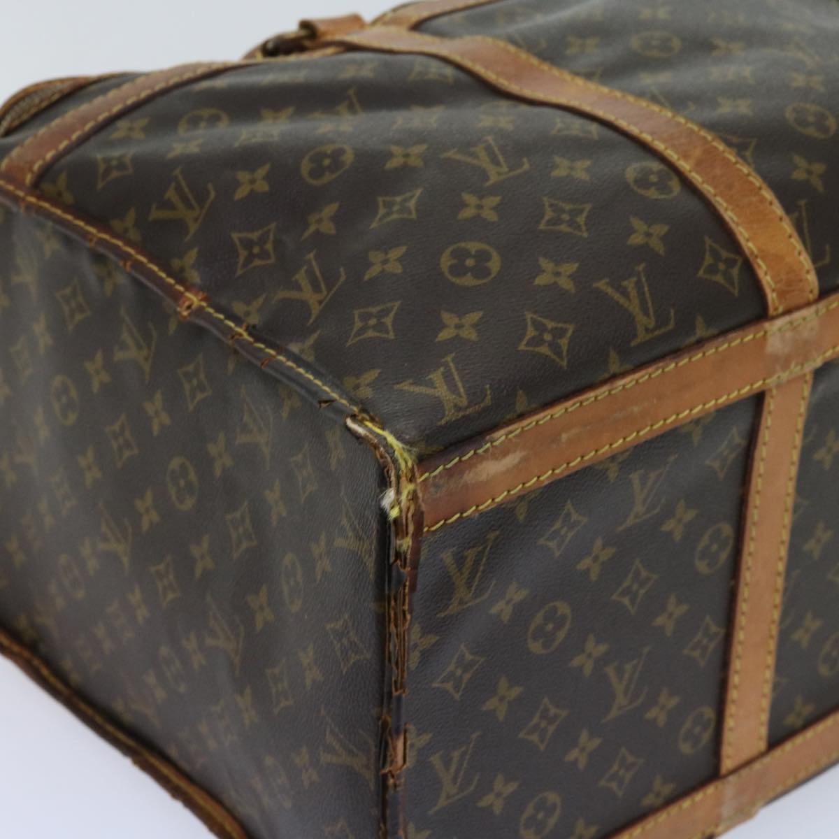 LOUIS VUITTON Monogram Sac Shan 55 Pet Carry M42020 LV bs11574