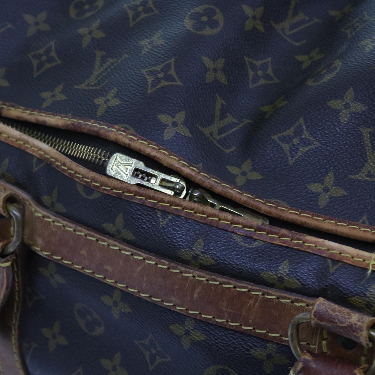 LOUIS VUITTON Monogram Sac Shan 55 Pet Carry M42020 LV bs11574