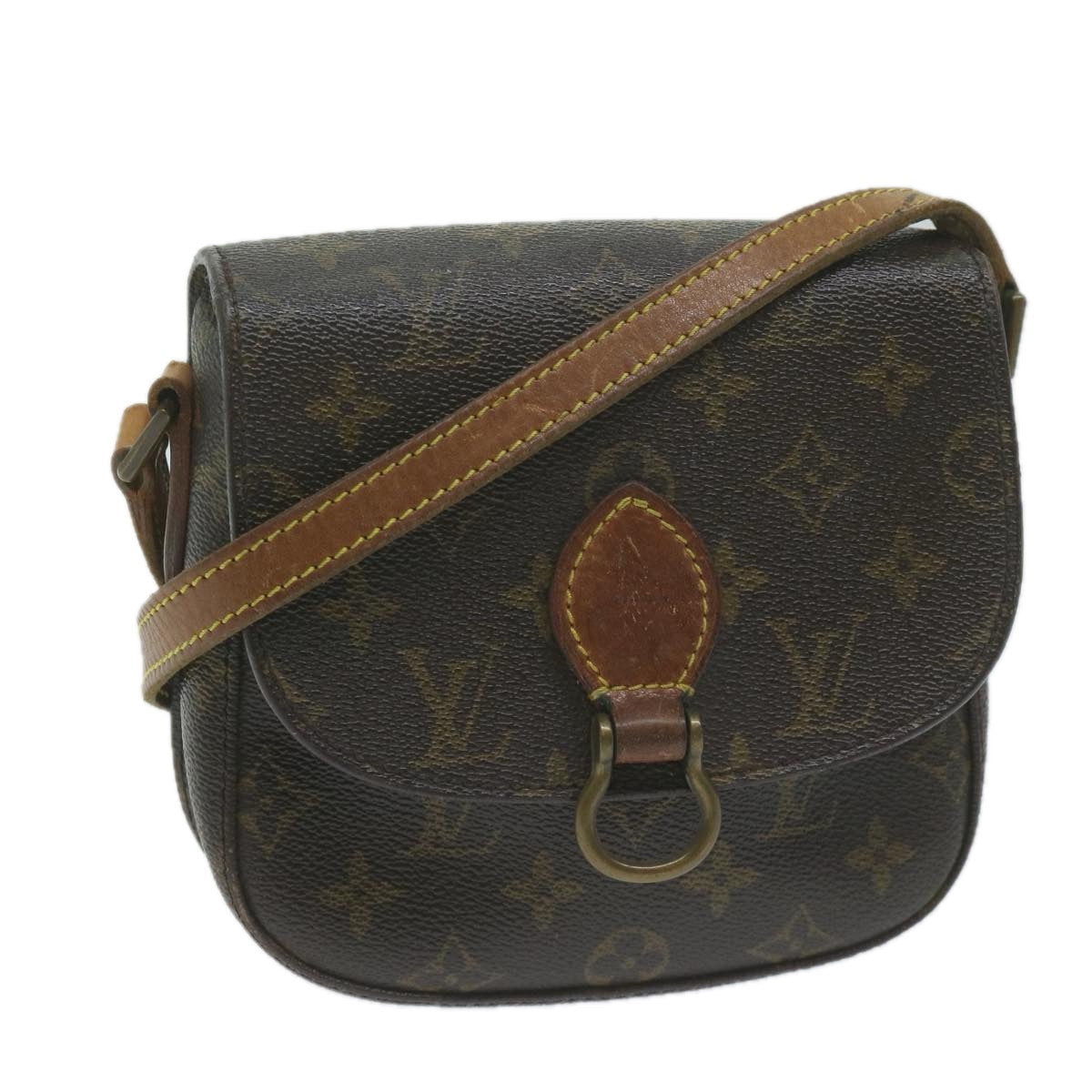 LOUIS VUITTON Monogram Saint Cloud PM Shoulder Bag M51244 LV bs11582