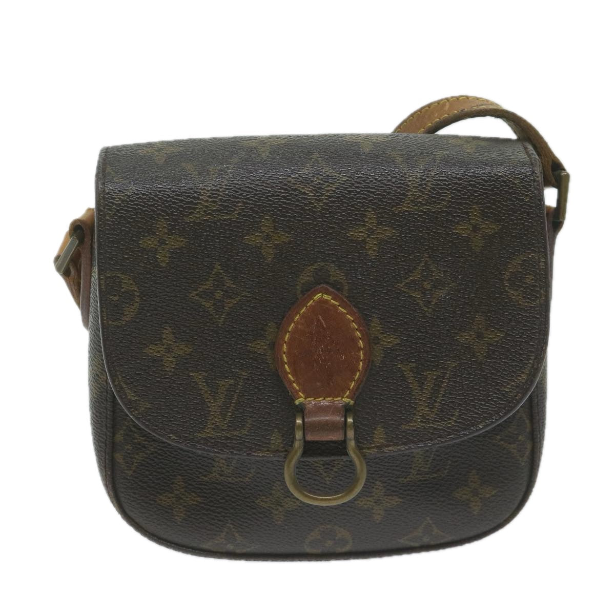 LOUIS VUITTON Monogram Saint Cloud PM Shoulder Bag M51244 LV bs11582