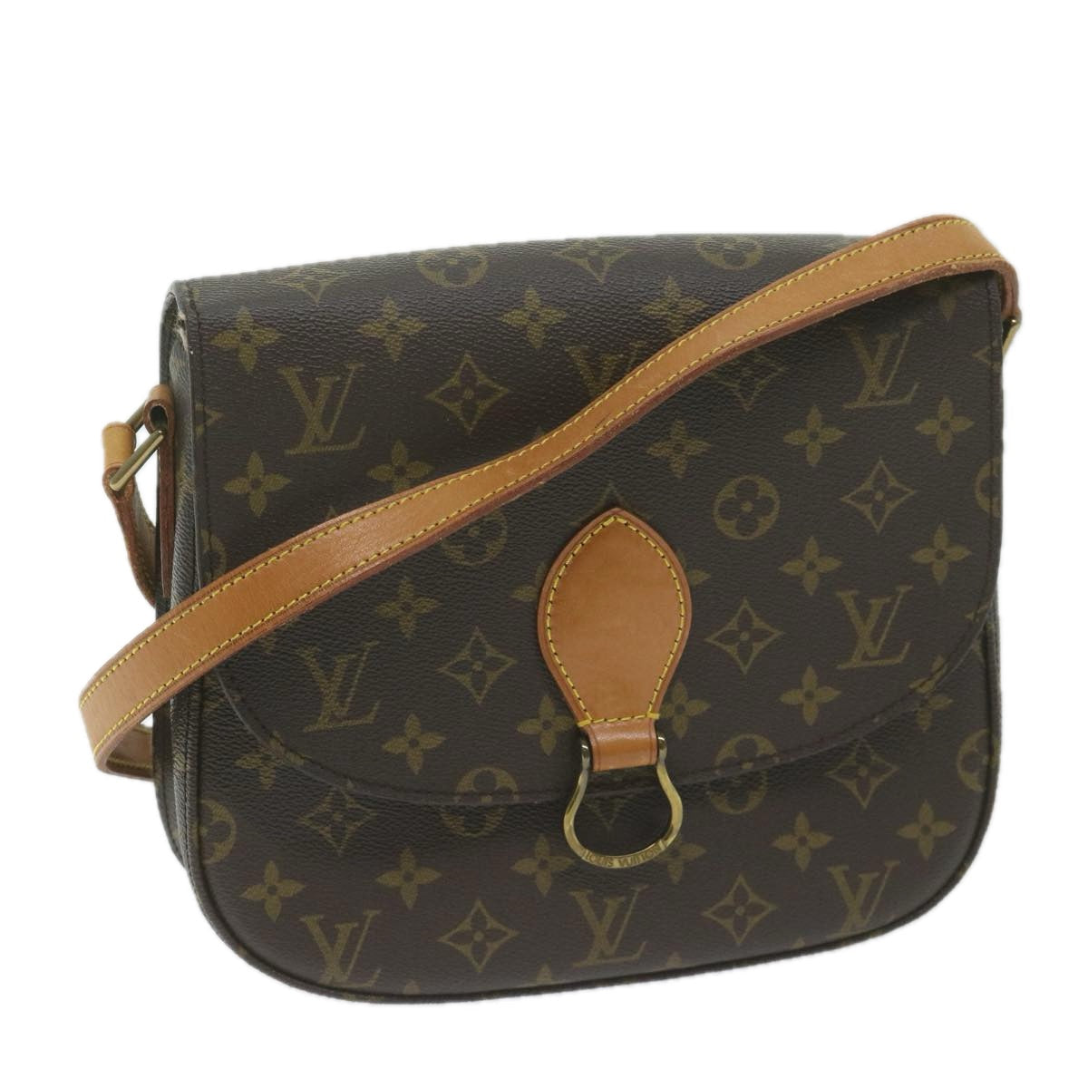 LOUIS VUITTON Monogram Saint Cloud GM Shoulder Bag M51242 LV bs11583