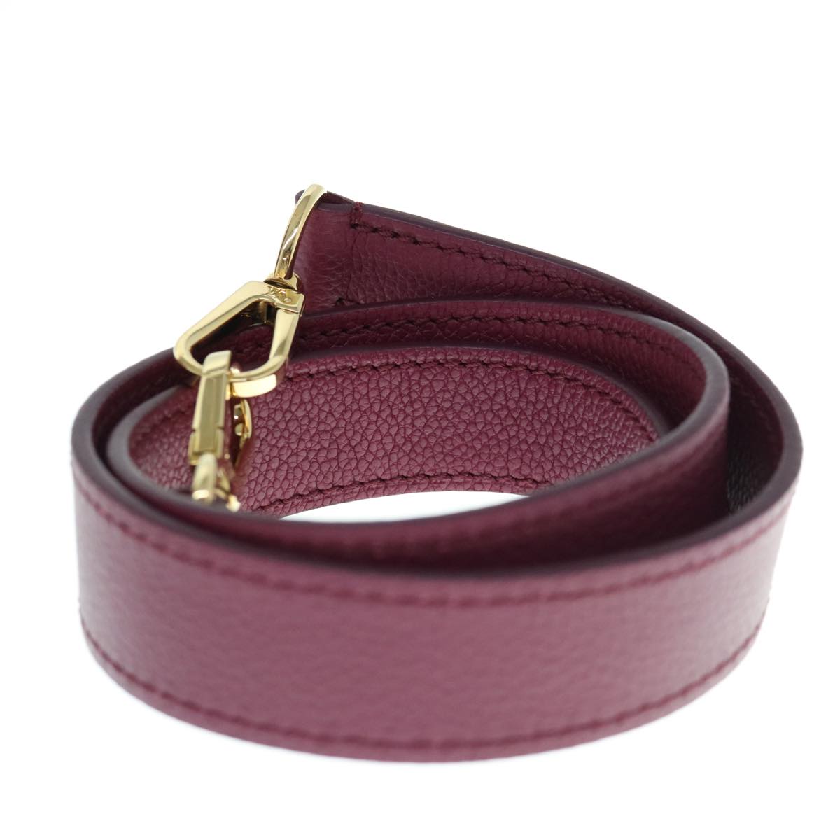 LOUIS VUITTON Monogram Empreinte Metis Shoulder Bag Wine Red M40813 bs11591