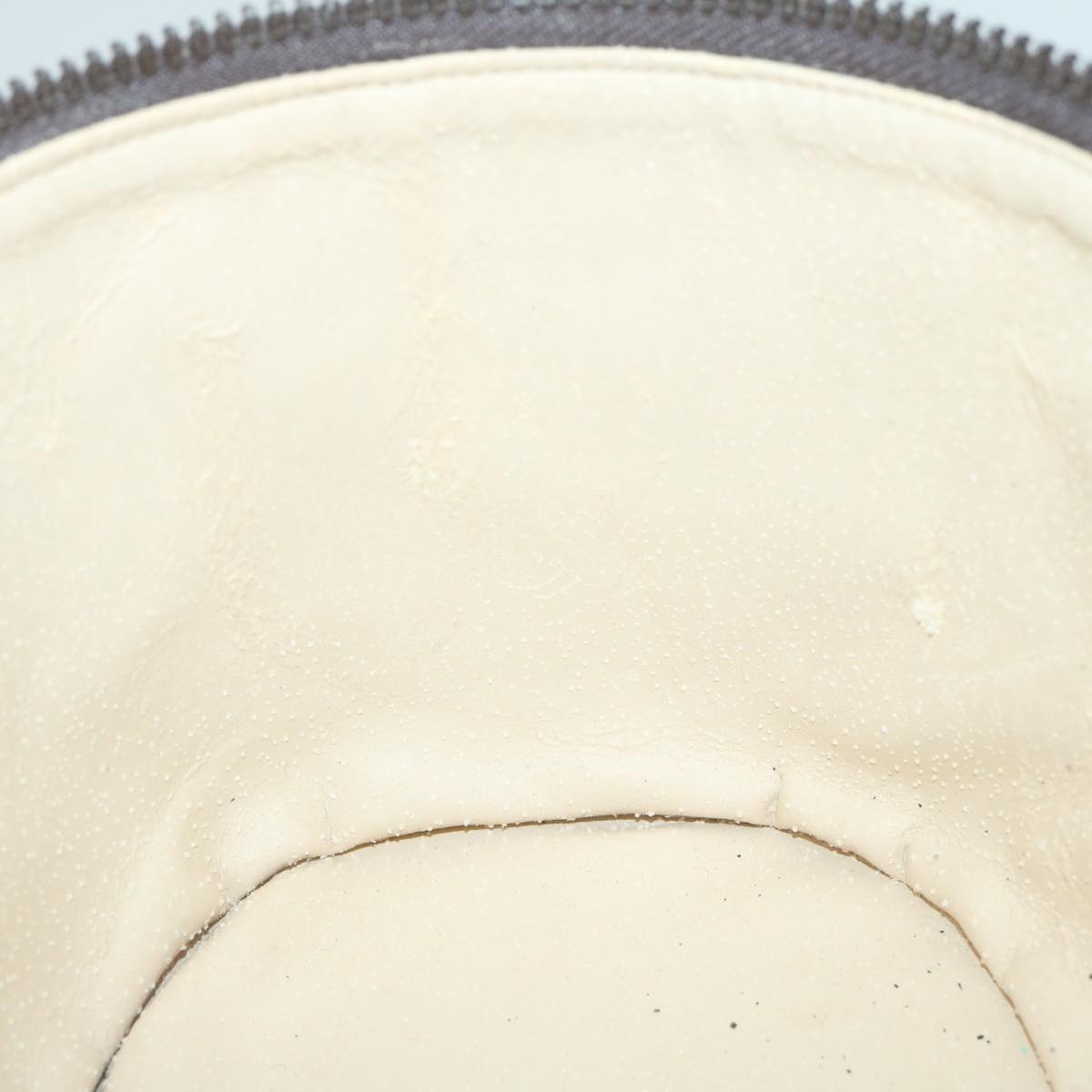 FENDI Zucca Canvas Vanity Pouch Brown Black bs11627