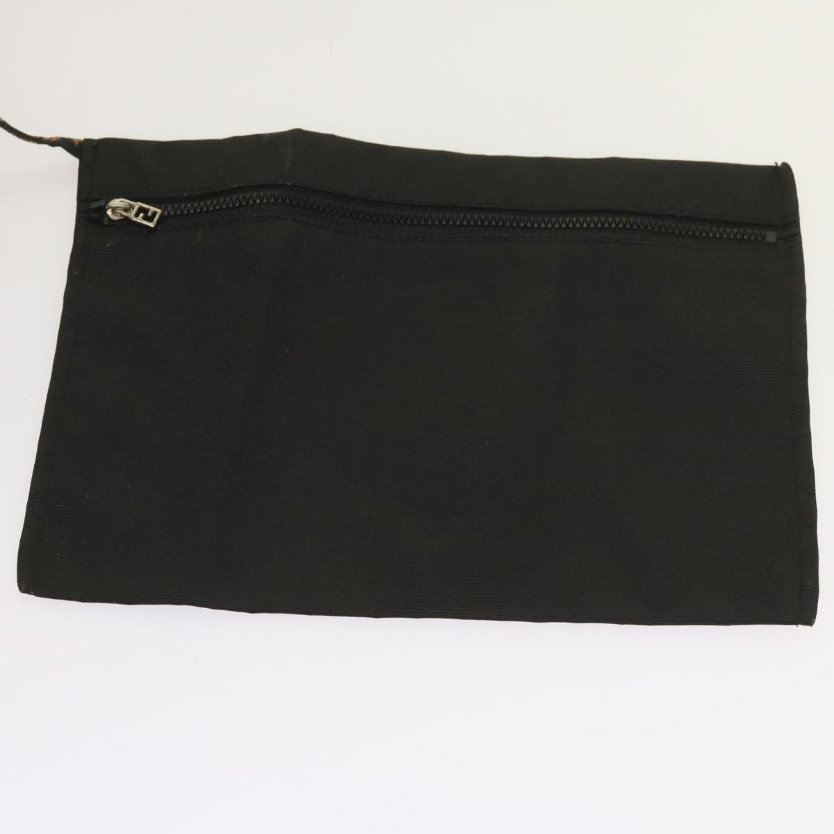 FENDI Boston Bag Canvas 2way Black bs11779