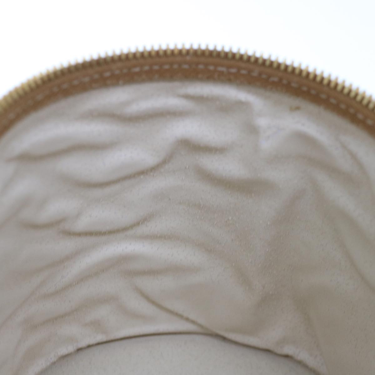 FENDI Pecan Canvas Vanity Cosmetic Pouch Black Brown bs11794