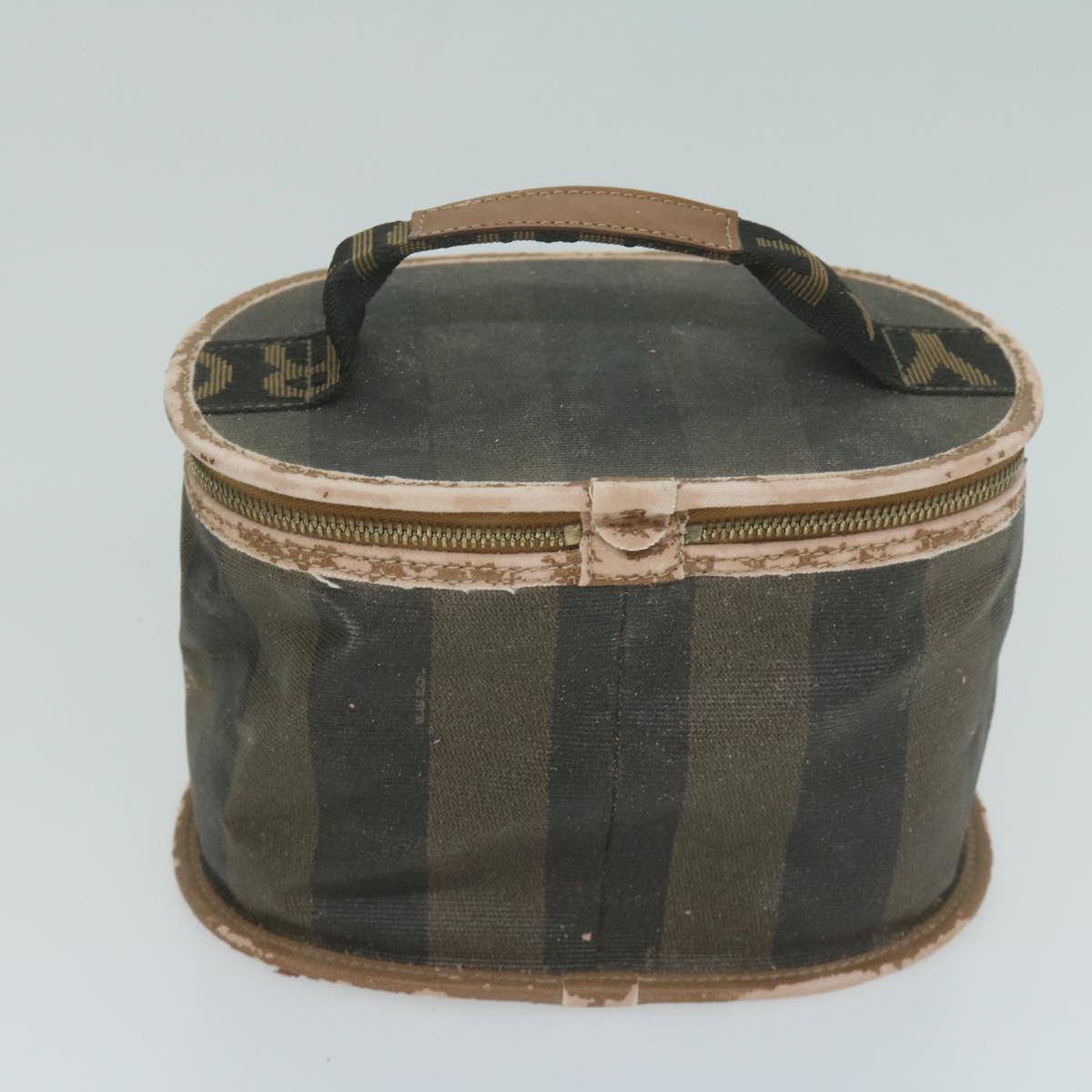 FENDI Pouch Pecan Canvas Shoulder Bag Canvas 2Set Black Brown bs11795