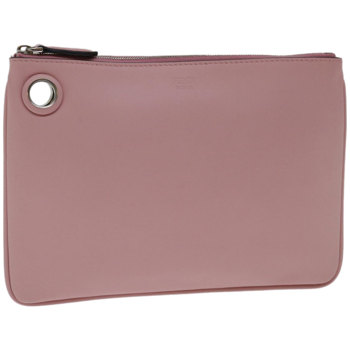 FENDI Pouch Leather Pink bs12269