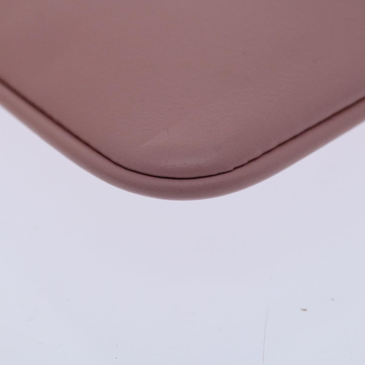 FENDI Pouch Leather Pink bs12269