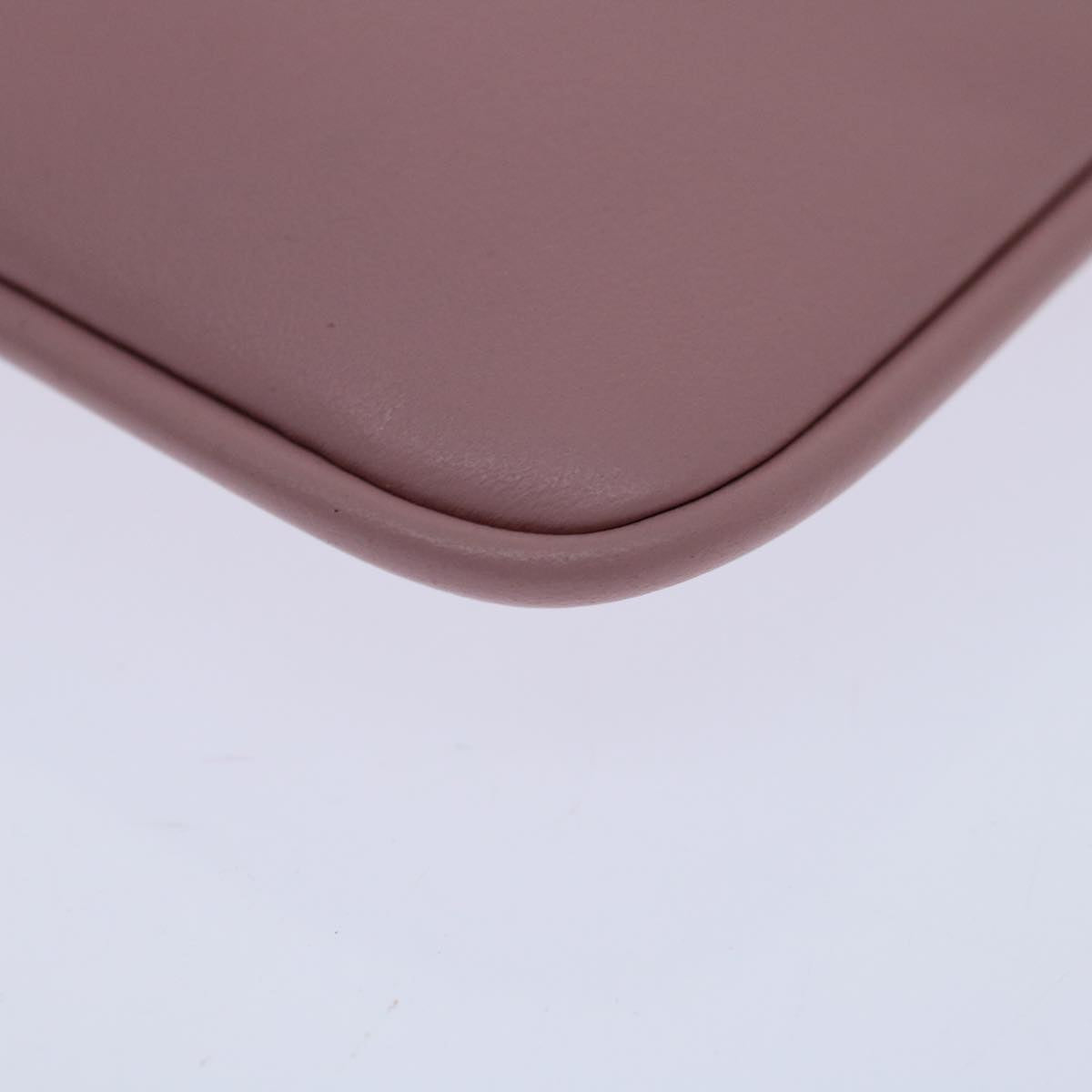FENDI Pouch Leather Pink bs12269