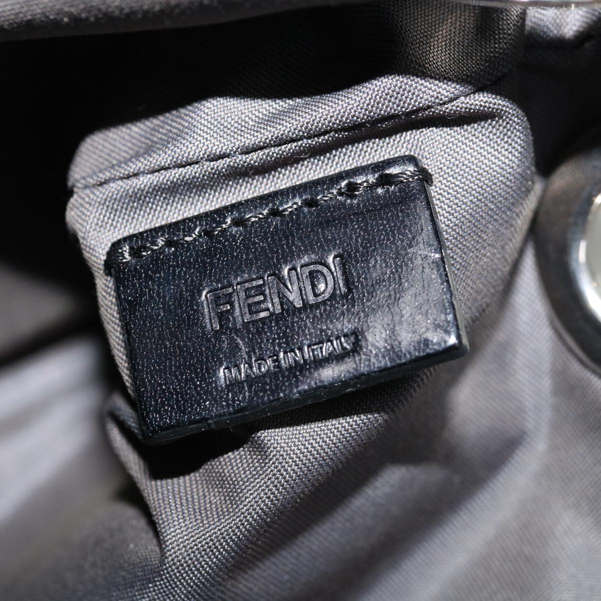 FENDI Pouch Leather Pink bs12269