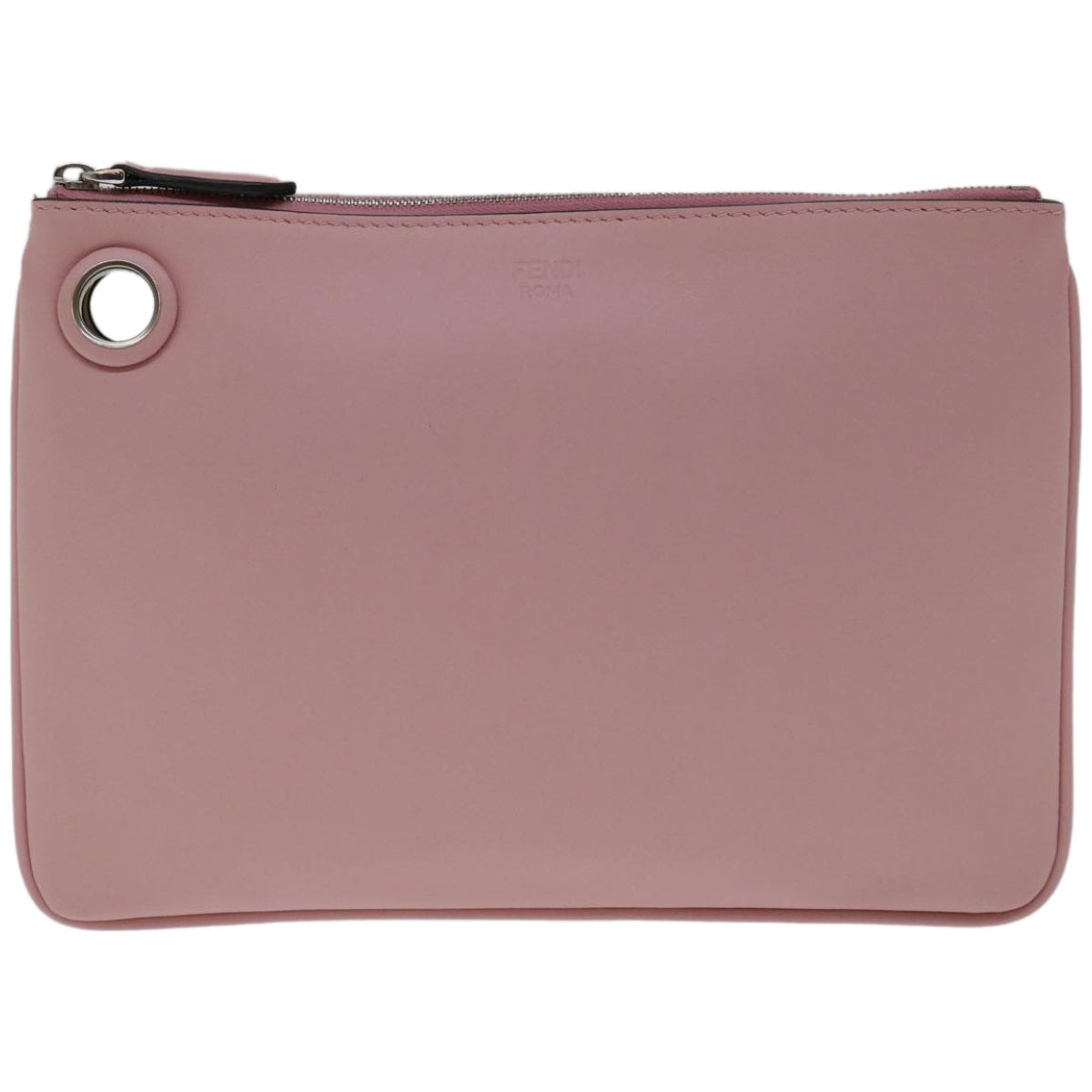 FENDI Pouch Leather Pink bs12269