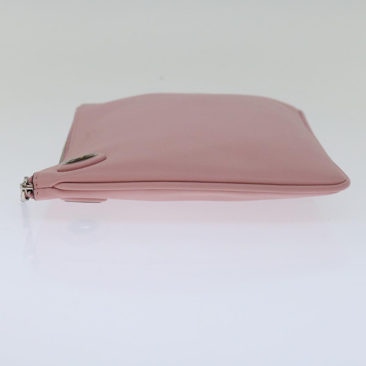 FENDI Pouch Leather Pink bs12269