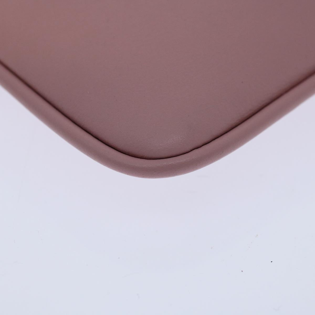 FENDI Pouch Leather Pink bs12269