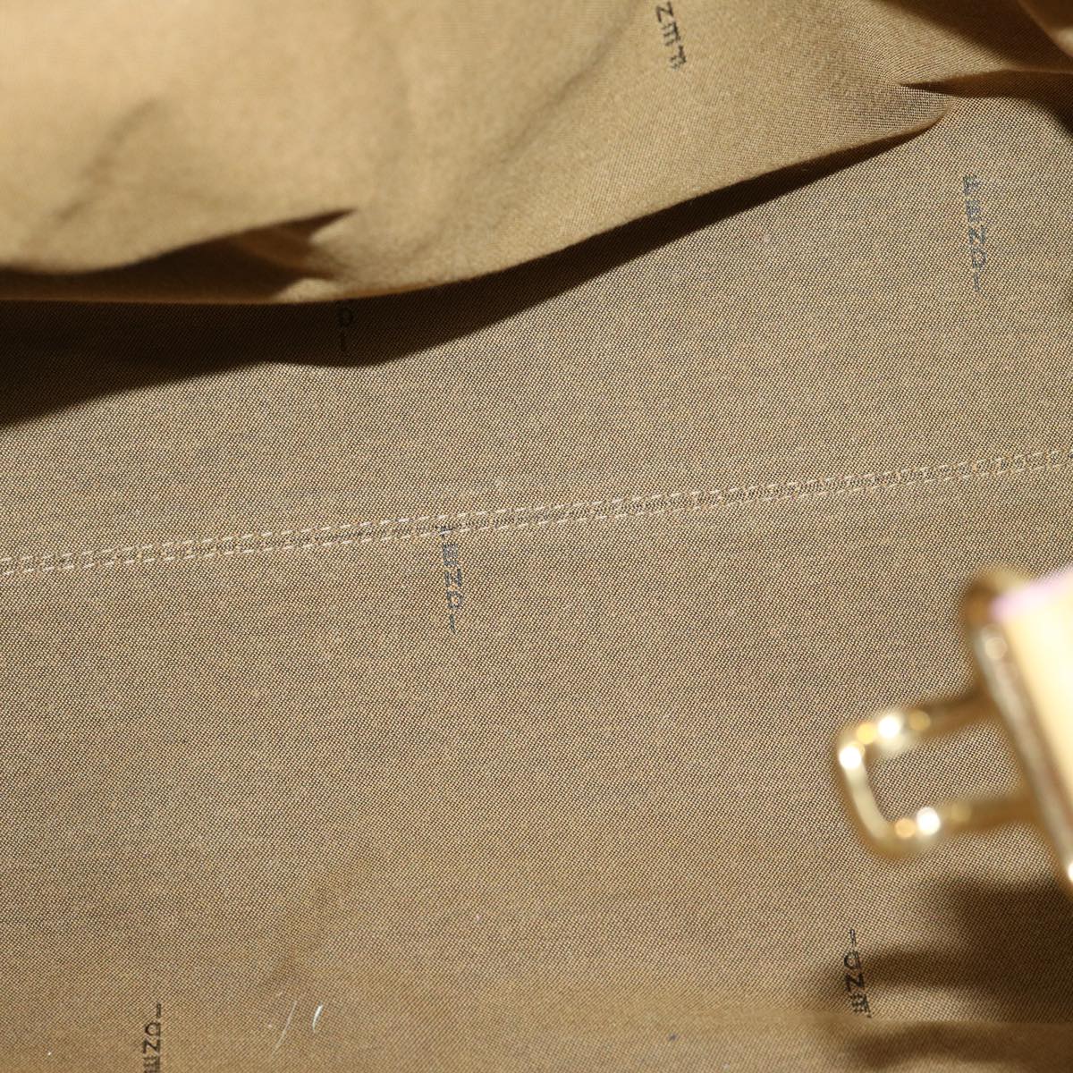 FENDI Hand Bag Enamel Beige bs12356