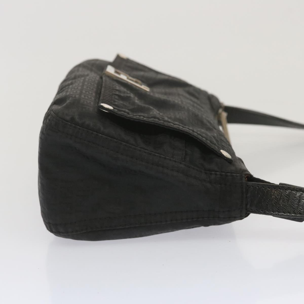 FENDI Shoulder Bag Nylon Black bs12484