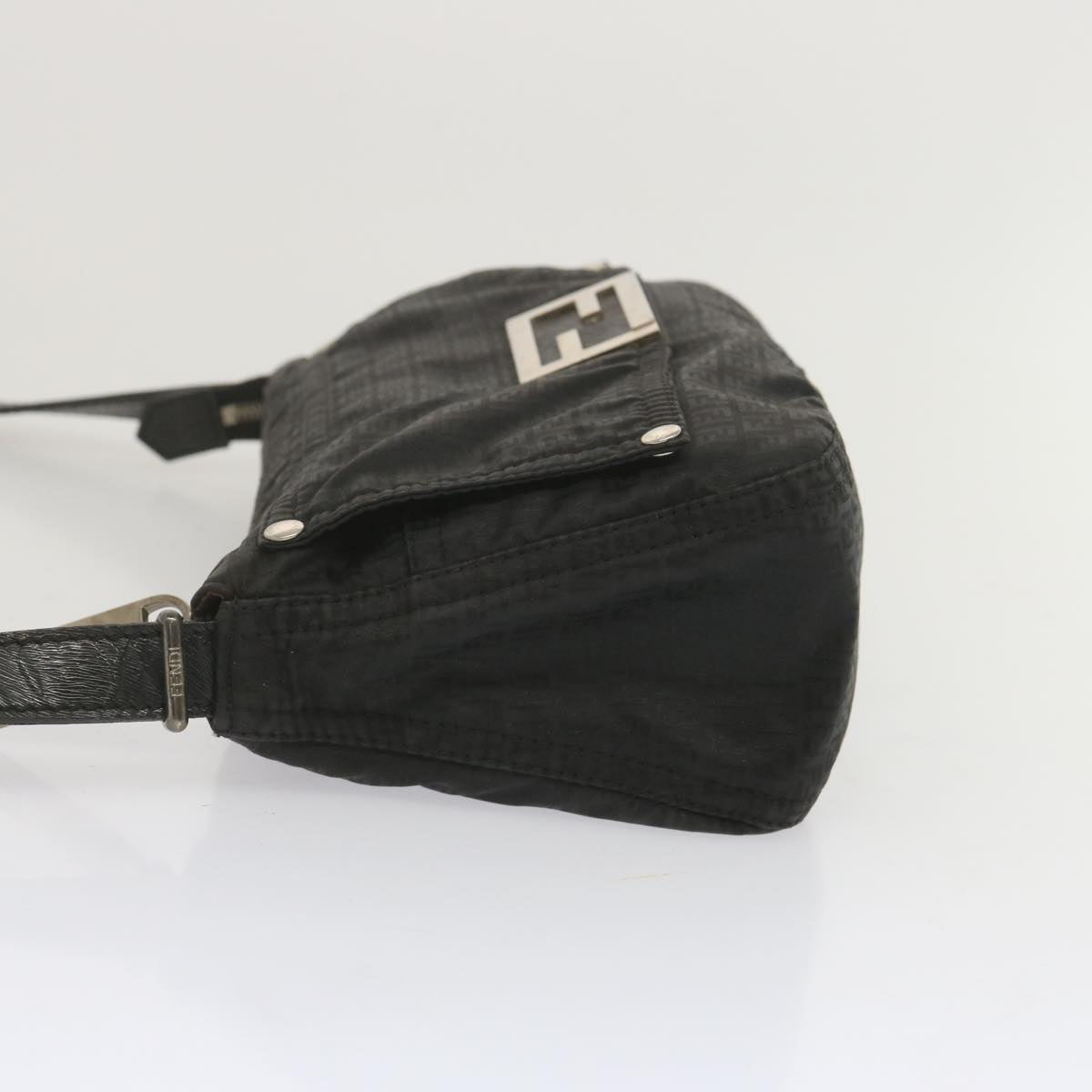 FENDI Shoulder Bag Nylon Black bs12484