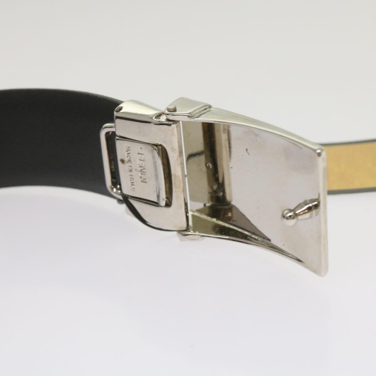 FENDI Belt Leather 48.8"" Brown bs12494