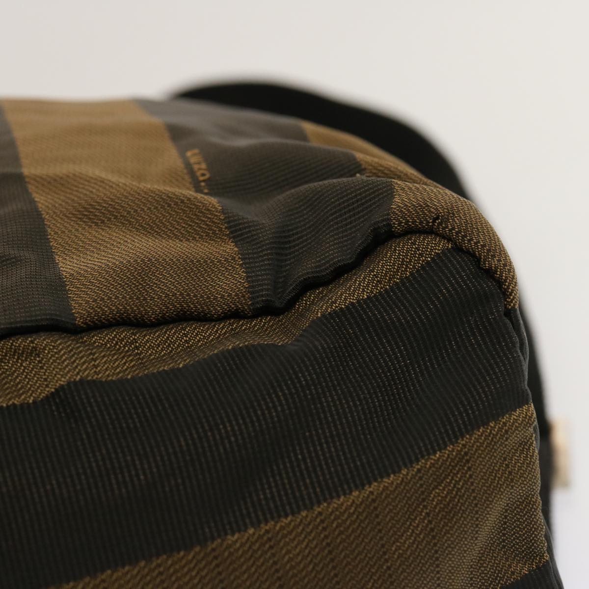 FENDI Pecan Canvas Backpack Nylon Brown bs12549