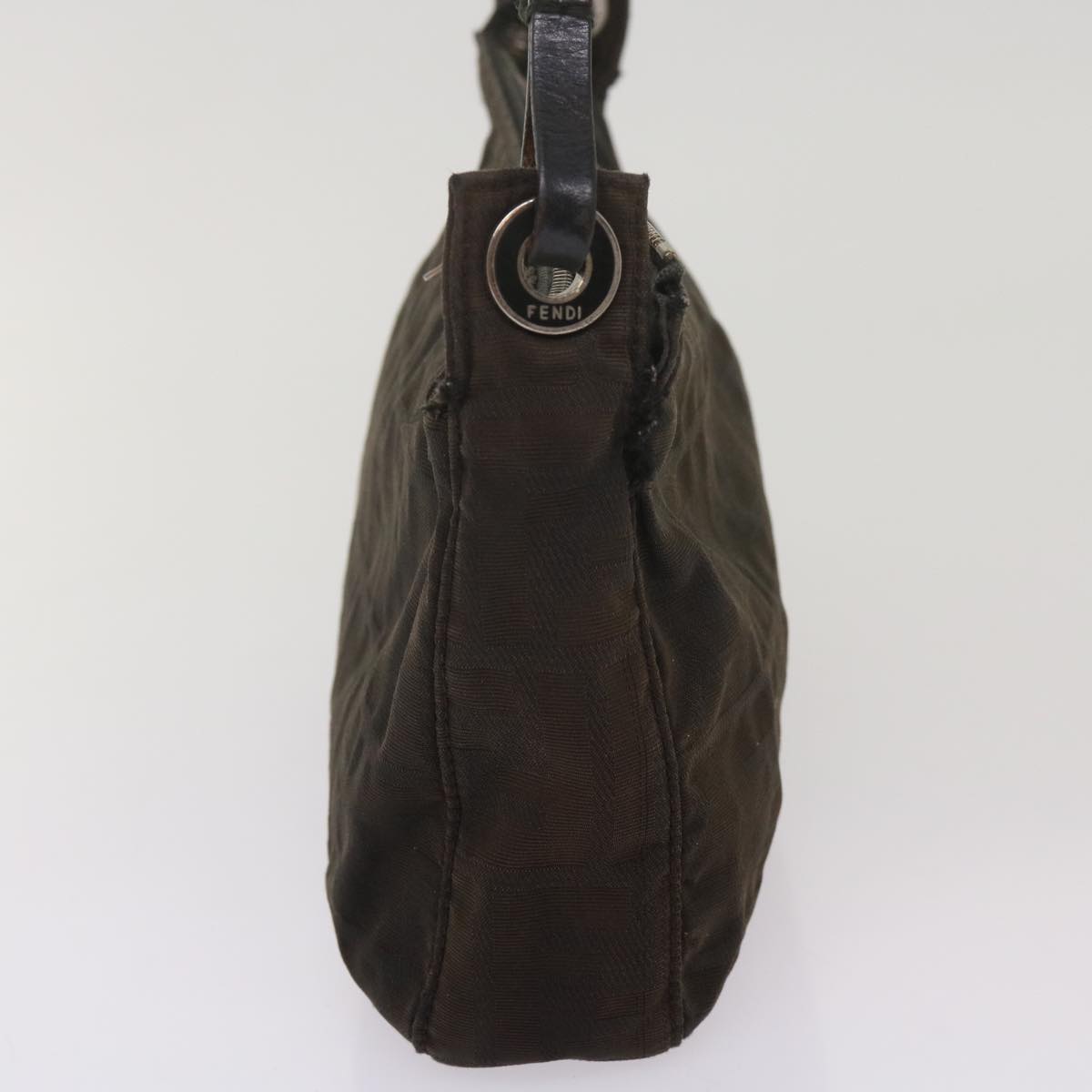 FENDI Zucchino Canvas Hand Bag Black bs12710