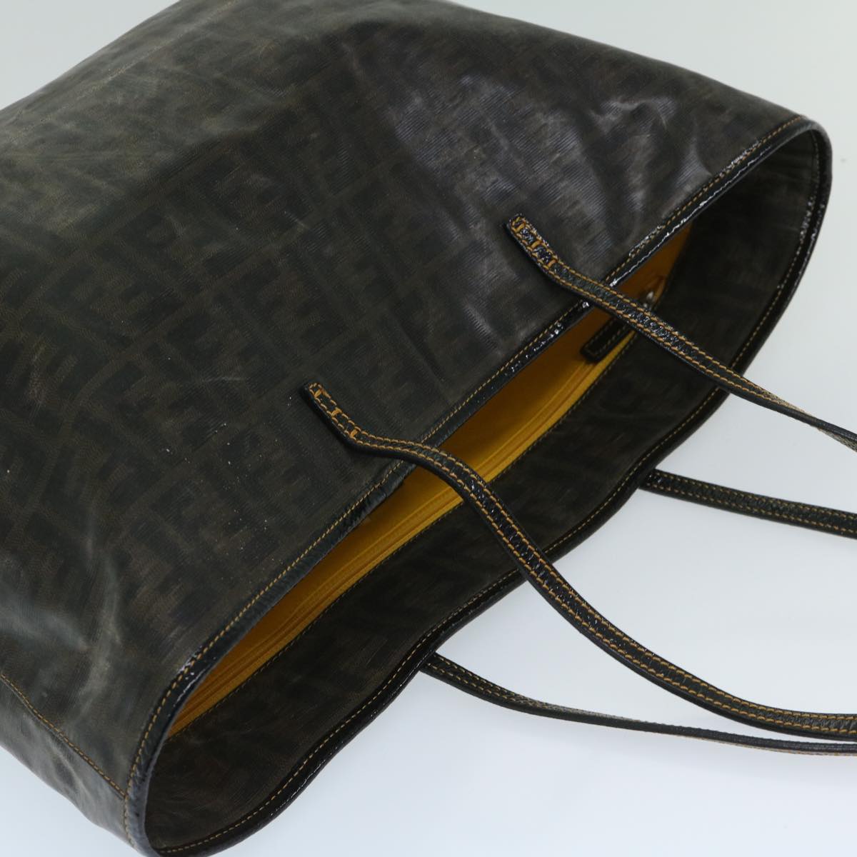 FENDI Zucca Canvas Tote Bag Brown bs12871