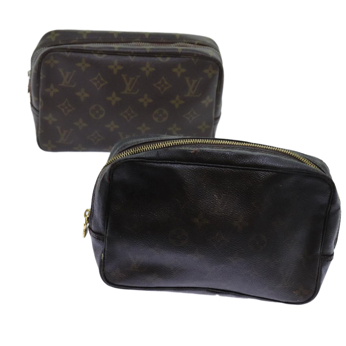 LOUIS VUITTON Monogram Clutch Bag 2Set LV bs13018