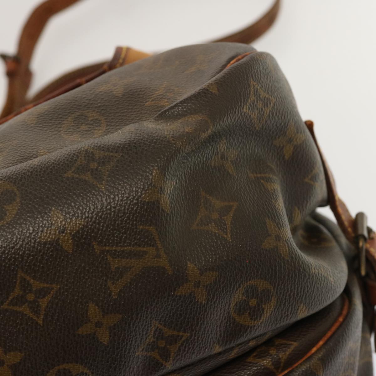 LOUIS VUITTON Monogram Saumur 35 Shoulder Bag M42254 LV bs13341