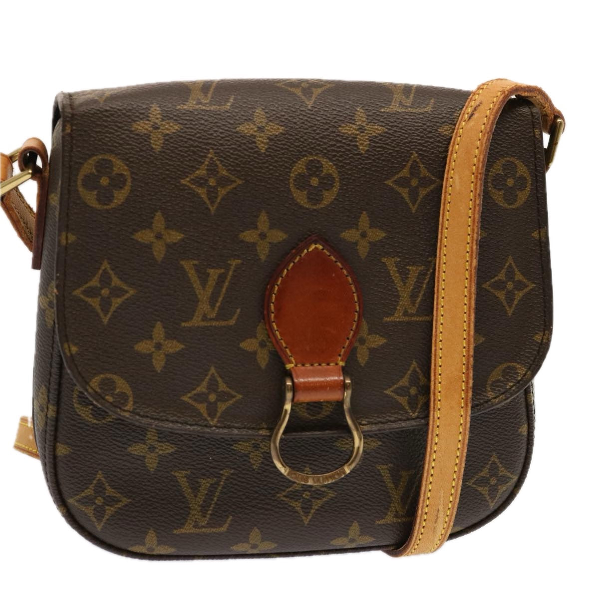 LOUIS VUITTON Monogram Saint Cloud MM Shoulder Bag M51243 LV bs13540