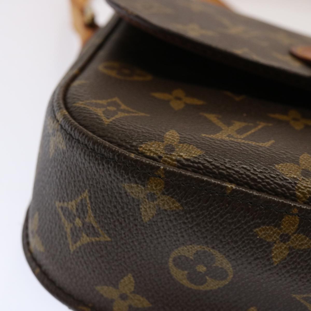 LOUIS VUITTON Monogram Saint Cloud MM Shoulder Bag M51243 LV bs13540