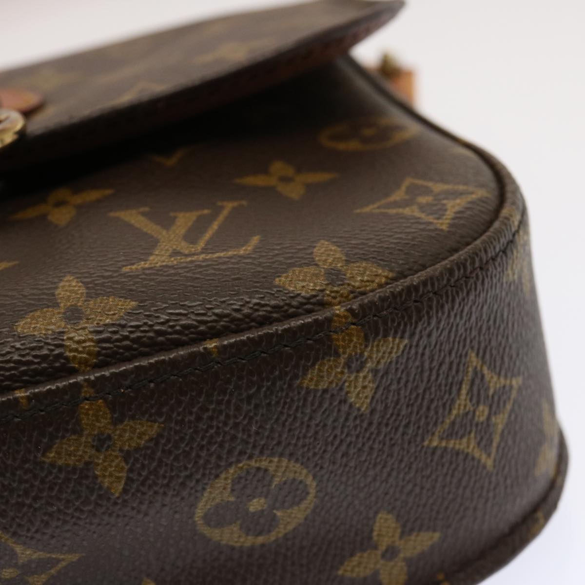 LOUIS VUITTON Monogram Saint Cloud MM Shoulder Bag M51243 LV bs13540