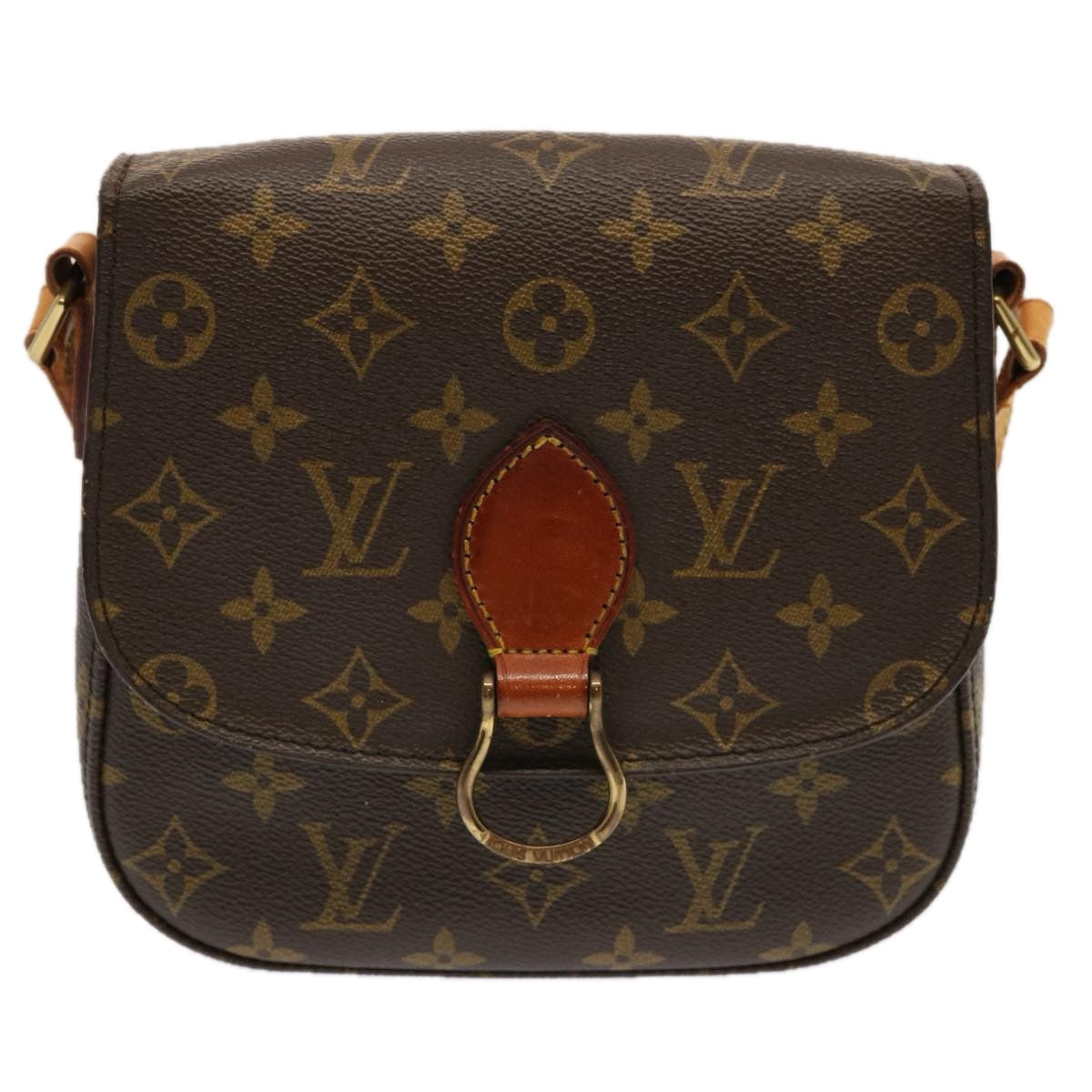 LOUIS VUITTON Monogram Saint Cloud MM Shoulder Bag M51243 LV bs13540