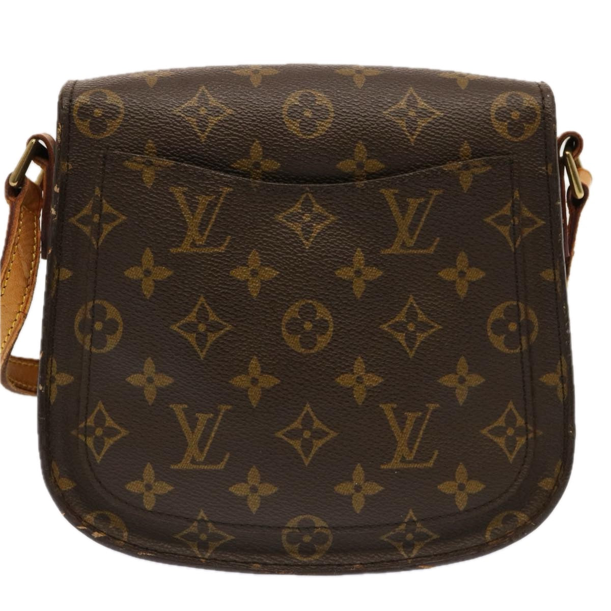 LOUIS VUITTON Monogram Saint Cloud MM Shoulder Bag M51243 LV bs13540