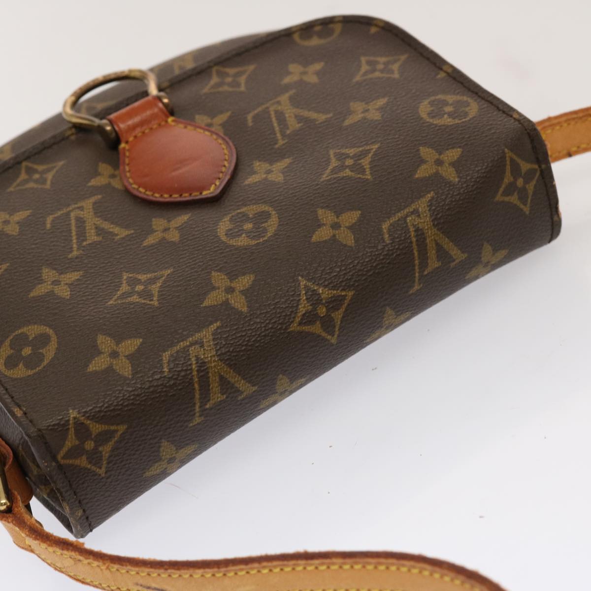 LOUIS VUITTON Monogram Saint Cloud MM Shoulder Bag M51243 LV bs13540