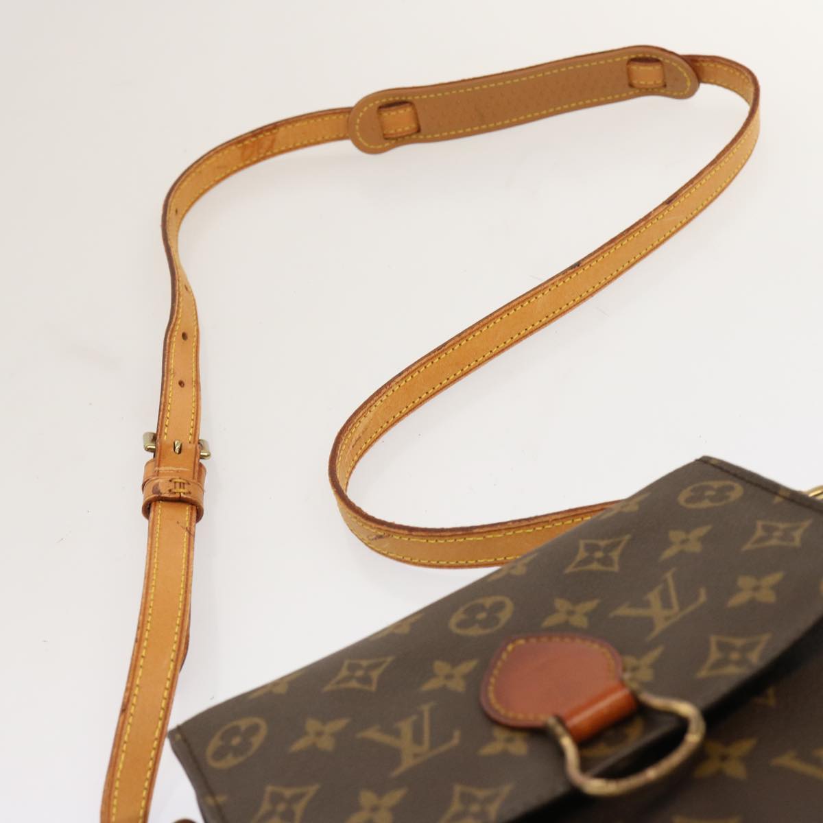LOUIS VUITTON Monogram Saint Cloud MM Shoulder Bag M51243 LV bs13540
